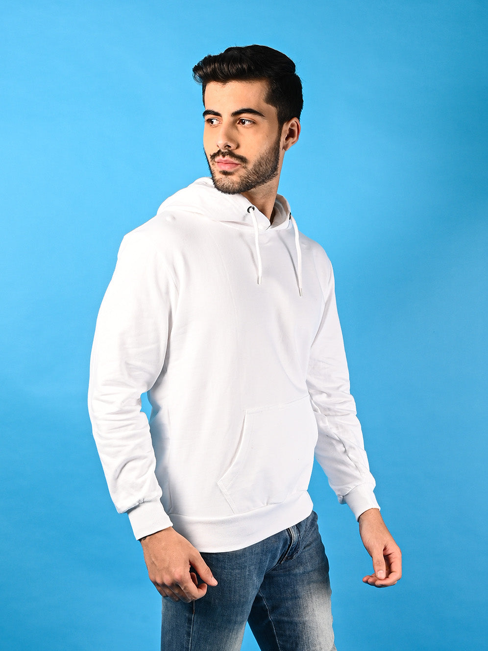 White Men's Hoodie