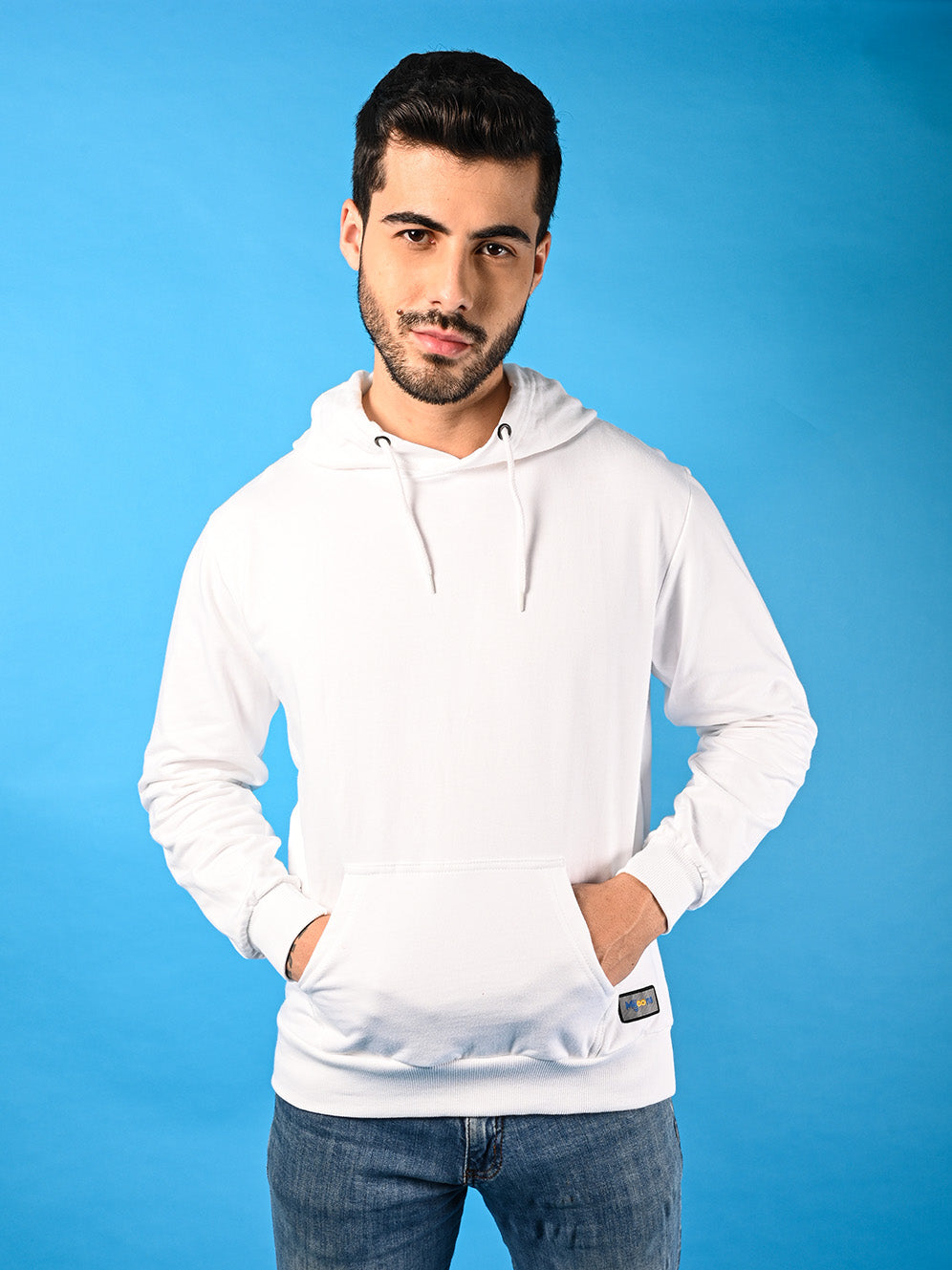 White Men's Hoodie
