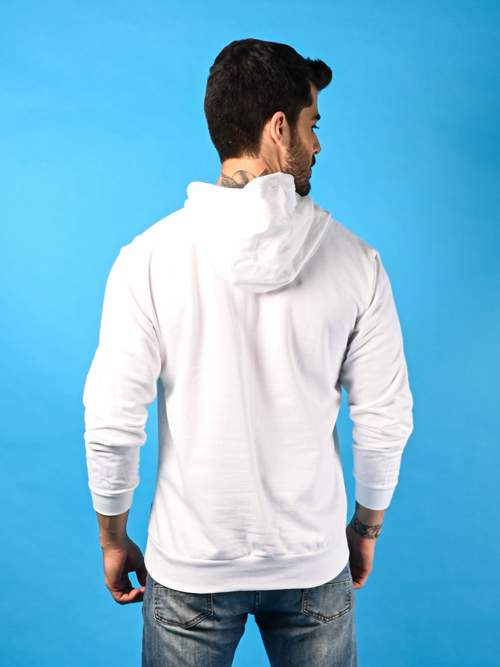 White Men's Hoodie
