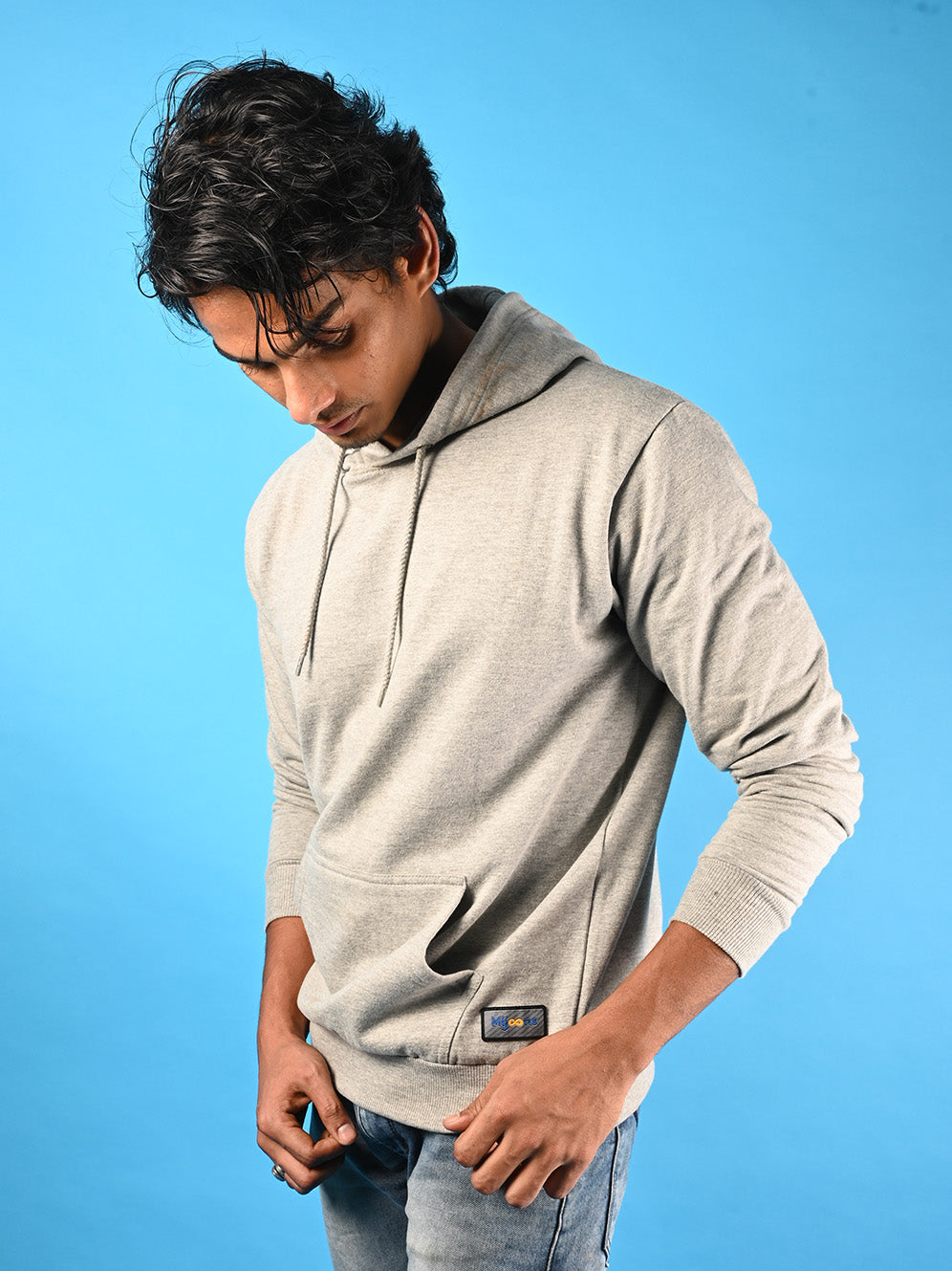 Grey Men's Hoodie