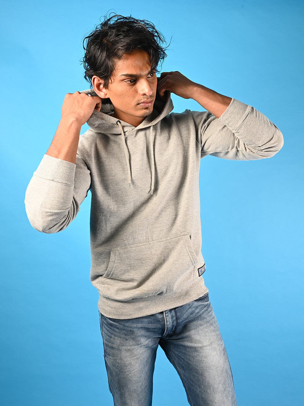 Grey Men's Hoodie