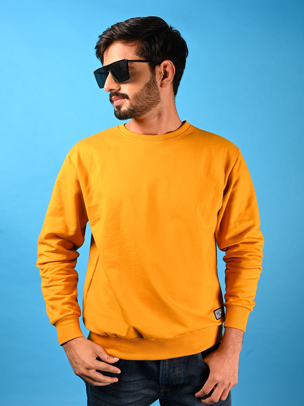 Mustard Yellow Sweat Shirt
