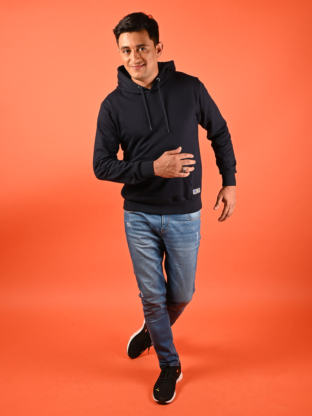 Navy Men's Hoodie