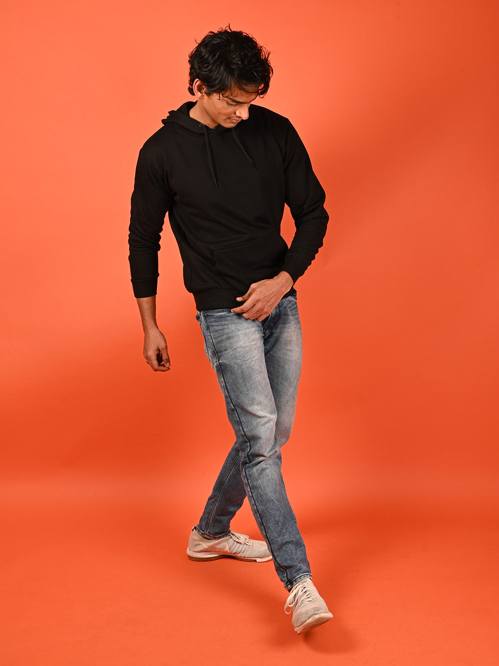 Black Men's Hoodie
