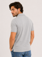 MIJOONS Classic Polo – Grey Melange - Image 9
