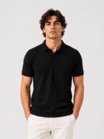 MIJOONS Classic Polo - Jet Black