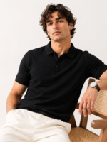 MIJOONS Classic Polo - Jet Black - Image 2