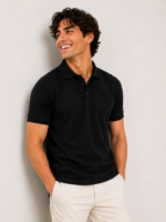 MIJOONS Classic Polo - Jet Black - Image 5