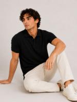 MIJOONS Classic Polo - Jet Black - Image 4