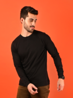 MIJOONS Solid Full Sleeve - Jet Black