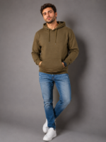 MIJOONS Signature Olive Green Hoodie - Image 2