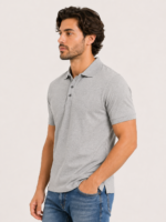 MIJOONS Classic Polo – Grey Melange - Image 7