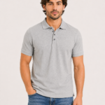MIJOONS Classic Polo – Grey Melange