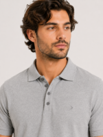 MIJOONS Classic Polo – Grey Melange - Image 5