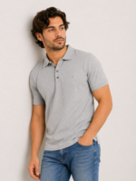 MIJOONS Classic Polo – Grey Melange - Image 4