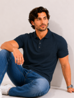 MIJOONS Classic Polo – Petrol Blue - Image 2