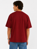 Oversized Terry – Maroon - Image 5