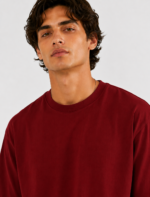 Oversized Terry – Maroon - Image 7
