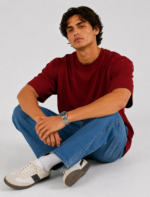 Oversized Terry – Maroon - Image 4