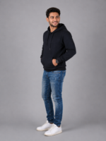 MIJOONS Signature Navy Blue Hoodie - Image 2