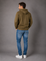 MIJOONS Signature Olive Green Hoodie - Image 7