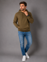 MIJOONS Signature Olive Green Hoodie - Image 4