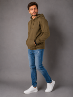 MIJOONS Signature Olive Green Hoodie - Image 3