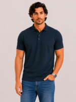 MIJOONS Classic Polo – Petrol Blue - Image 3