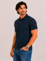 MIJOONS Classic Polo – Petrol Blue