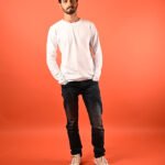 MIJOONS Solid Full Sleeve – White