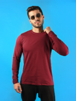 MIJOONS Solid Full Sleeve – Maroon