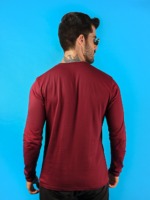 MIJOONS Solid Full Sleeve – Maroon - Image 2