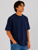 Oversized Terry – Navy Blue - Image 3